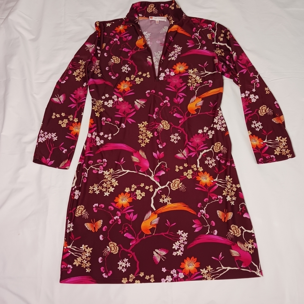 Jude Connally Megan Long Dress - Floral Menagerie Print - Size Small - Picture 13 of 13